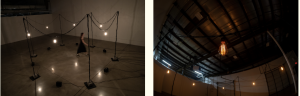 Exhibit showing dimming lights