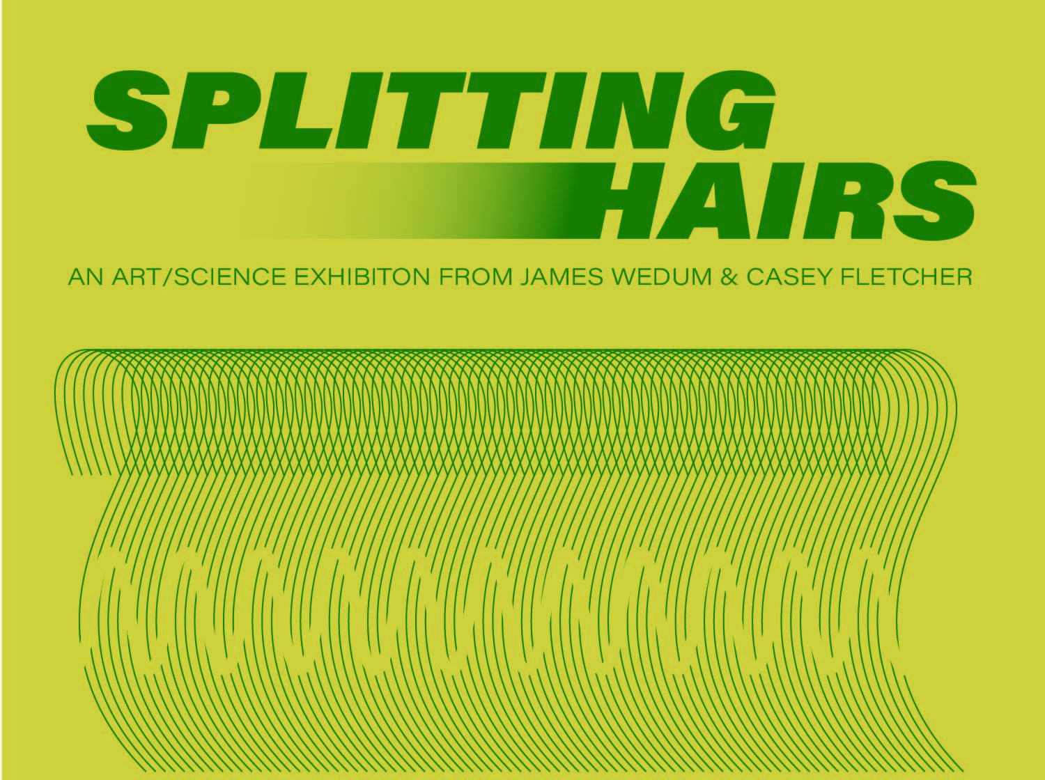 Splitting hairs advertising poster